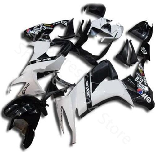 Hot sales motorcycle fairing for Kawasaki ZX10R 2008 2009 2010 black white body Fairing Ninja ZX 10R 08-10