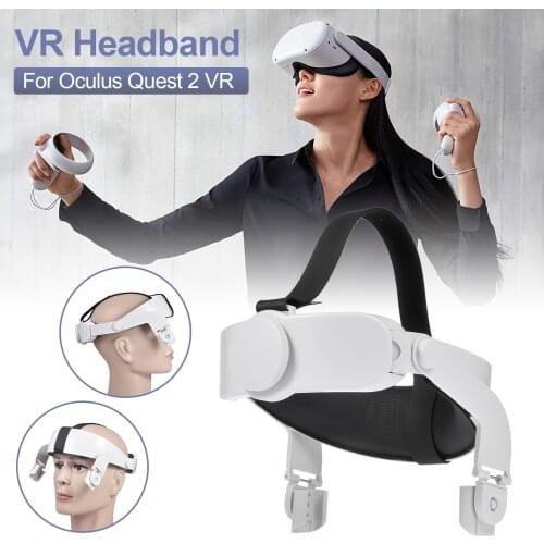 Adjustable halo Strap for Oculus Quest 2 VR,Increase Supporting forcesupport and improve comfort-Virtual Reality Access