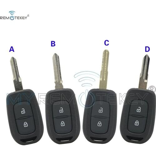 Remtekey FSK model 2 button 433Mhz for Renault Duster Kwid Sandero Logan AES-4A Chip car key 2013 2014 2015 2016 2017 2018