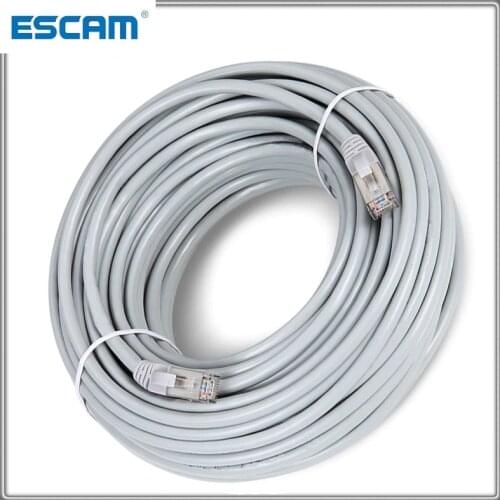 CAT5 Ethernet Network Cable RJ45 Lan Cable 10M 20M SSTP Patch LanCable for CCTV IP Camera NVR PC Router Laptop