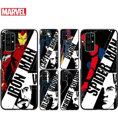 Silicone Cover Avengers Marvel superhero For Honor V30 View 20 V20 30i 30S 30 20S 20E 20i 20 Lite Pro Plus Phone Case
