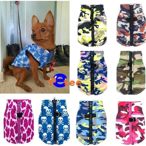 Waterproof Camouflage Pet Clothing for Dog For Small Dog Coat Jacket Puppy Clothes For Dogs Costume Vest Apparel Chihuahua Coat