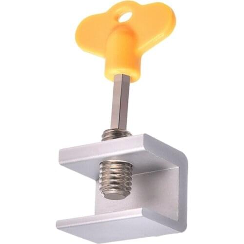10PCS Adjustable Sliding Window Locks Stop Aluminum Alloy Door Frame Security Lock Child Window Locks with KeysHome Office Windo