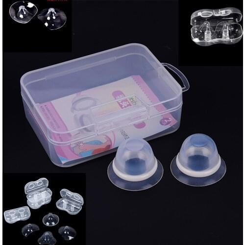 1Set Silicone Nipple Corrector Nipple Clip for Flat Inverted Nipples Braces Niplette Correction Clamps Corrector