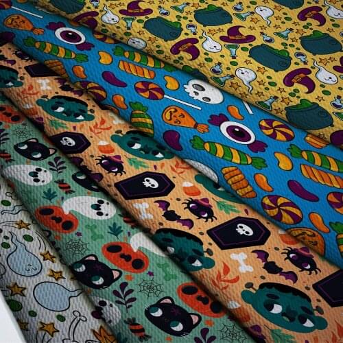 50*140cm Bullet Textured Liverpool Fabric Flower Printed DIY Tissue Kids Home Textile for Sewing Quilt Decoration Home