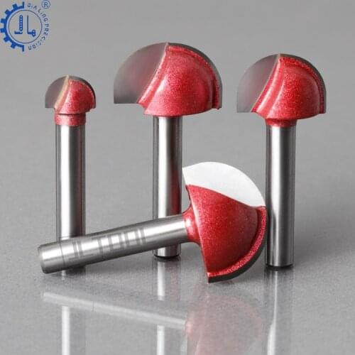 JIALING 1PC round bottom knife router bits for wood woodworking router bits set
