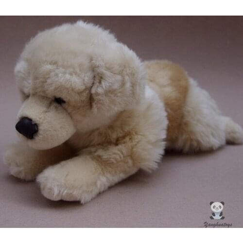 Boys And Girls Toy Soft Plush Stuffed Animals Labrador Dolls Lovely Golden Dogs Model Birthday Gifts