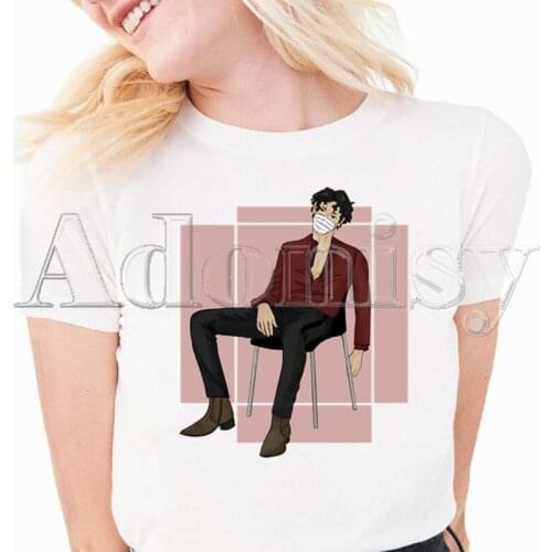 Kiyoomi Sakusa SKS Haikyuu Women Black T Shirt Girl Harajuku Korean Style Graphic Tops Kawaii Female T-shirt,Drop Ship