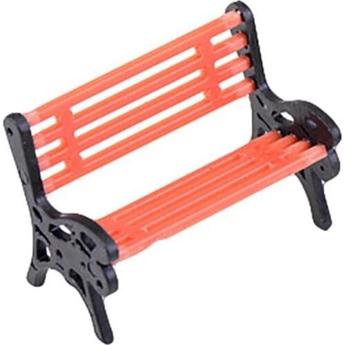 Creative Mini Park Bench Model Miniature Landscape Garden Decorative Ornament
