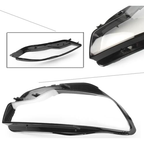 Auto Front Right Headlight Cover For Audi C7 A6L A61 2013 2014 2015 Black Car Accessories