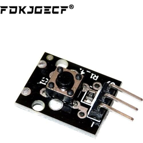 KY-004 3pin Button Key Switch Sensor Module for Arduino Diy Starter Kit 6*6*5mm 6x6x5mm KY004