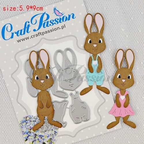 Sirius Cartoon bunny Metal Cutting Dies and Stencil Template for DIY Scrapbooking Photo Album Embossing Decorative Cards