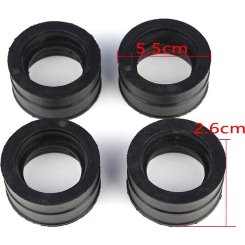 Motorcycle Carburetor Intake Joint Rubber Boot for Honda VF700C VF750C Magna & VF700F VF750F Interceptor & VF700S VF750S Sabre