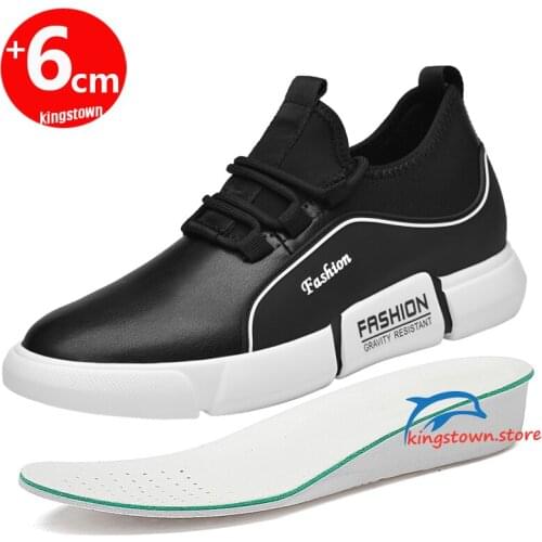 Elevator Shoes Men Sneakers Height shoes Height Increase Shoes Tall Shoes insole 6CM Sports Shoes
