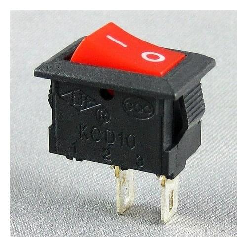 On the Shanghai Wing Star ship switch KCD 10-11 2-foot power switch 2A 250V red no lights