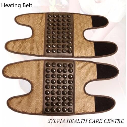 2020 Therapy electric heating tourmaline stone kneepad Therapy heating ocher belt Massage Heat Jade Belt waist & knee support