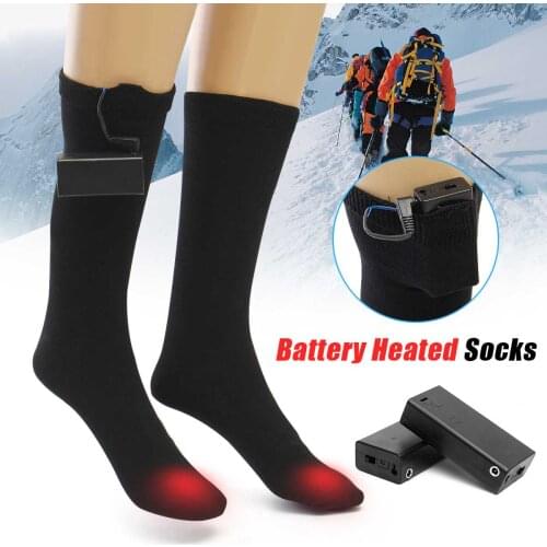 Electric Heated Socks Feet Warmer Winter Outdoor Hiking Snowboarding Skiiing Heating Socks Rechargeable Battery Warming Socks