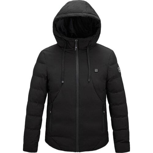 Heating Clothing Jacket Heating Cotton Clothing USB Heating Thermostat Mens Cotton Clothing Smart Temperature Slim Coat