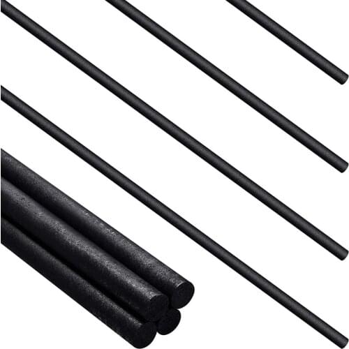 Graphite Stir Rod Stick 12 Inch Crucible Stir Rod Graphite Crucible Stir Stick for Melting Casting Gold Silver, 4 Pcs