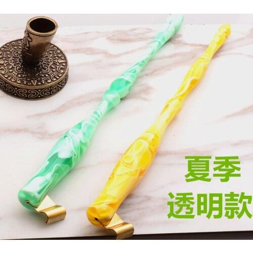 Transparent English Calligraphy ERES Round Body Flower Body Dip Pen Oblique Head Rod Oblique Pen Holder