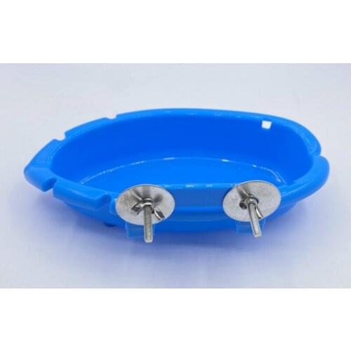 Bird Water Bathtub Pet Parrots Cage Hanging Feeder Bowl Bathing Toy Shower Box Bird Cleaning Tool Cage Accessories for Bird 85AC