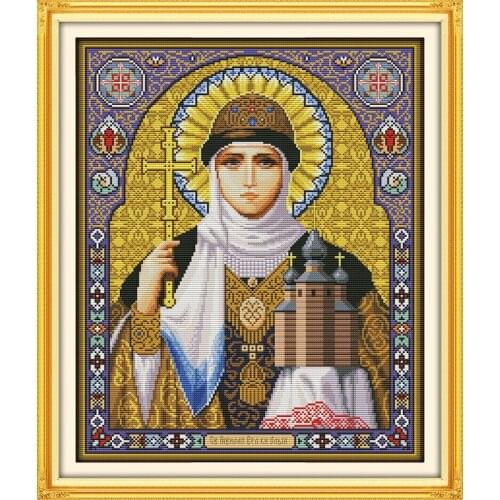 Religion belief Cross Stitch Kits Embroidery Needlework Kit Home Decor Printed Canvas DMC Counted printed Cross-stitch set