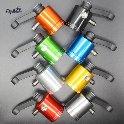 FXCNC Universal Motorcycle Brake Fluid Reservoir Clutch Tank Oil Fluid Cup For Honda VFR800 CB190R GL1800 VFR 1200 CBR125 X4 VTX