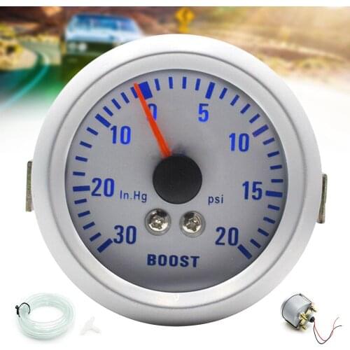 On salling! 2" 52mm Turbo Boost Gauge Psi (0~20)Psi Car Pressure Gauge Car Meter 12V Wholesale Quick delivery Dropshipping CSV