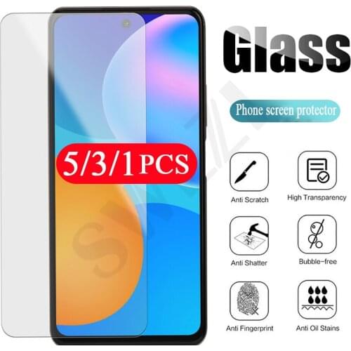 5/3/1Pcs 9H tempered glass for huawei p smart pro Z S 2021 2020 plus 2019 2018 protective film phone screen protector smartphone