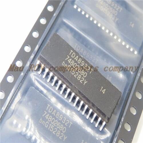 2PCS/LOT TDA8932T TDA8932 SOP-32 2*15W Class D stereo chip New original In Stock