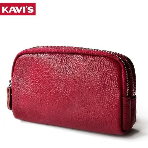 2021 Quality Cowhide Leather Women Femal Clutch Long Wallet Purse Multi-function New Fashion Handy Mobile Phone Bag for Girls