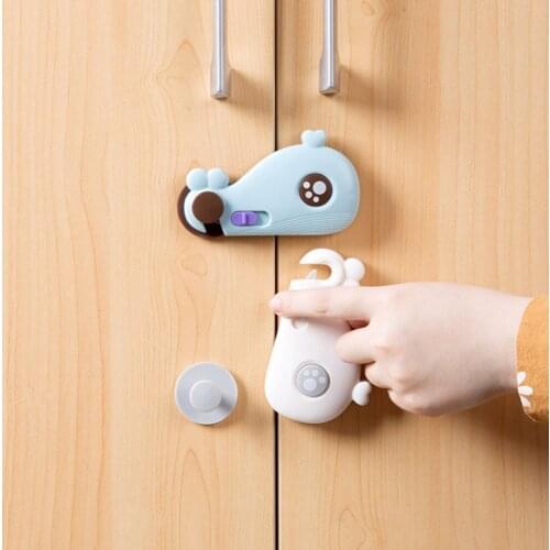3Pcs Multifunctional Child Safety Door Cabinet Drawer Ribbon Refrigerator Lock Baby Kids Infant Wardrobe Lock Safety Protect