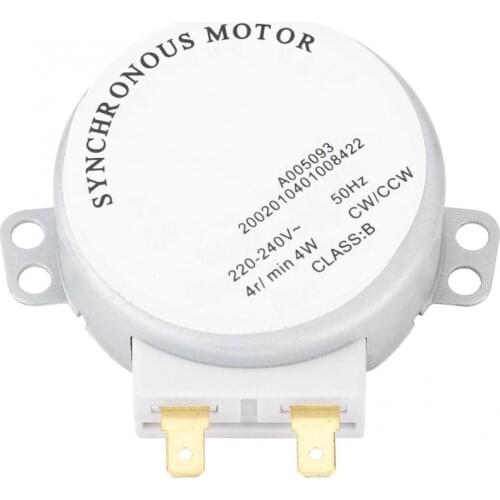 AC 220-240V 4W 4RPM Micro Synchronous Motor CCW/CW for Electric Fan TYJ50-8A7