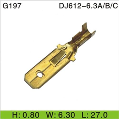 Free shipping 1000pcs Car Electronics & Motorcycle Accessories & Parts G197 male terminal connector