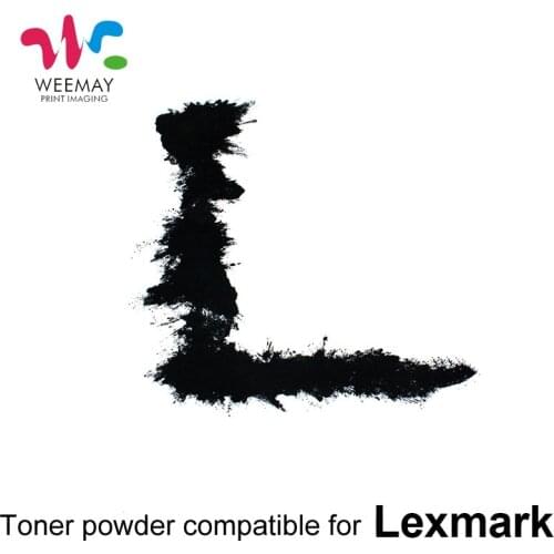 Black toner powder compatible for Lexmark Laser Jet Printer all models high quality good package