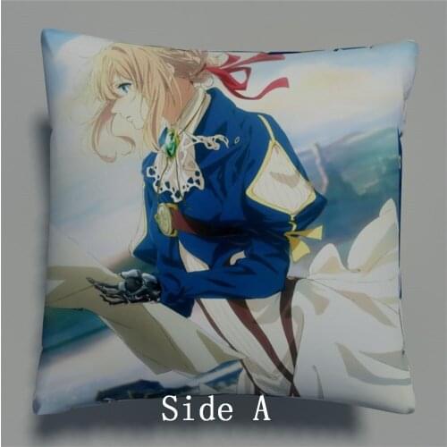 Violet Evergarden Anime Two Side Pillowcases Hugging Pillow Cushion Case Cover Otaku Cosplay Gift New 620