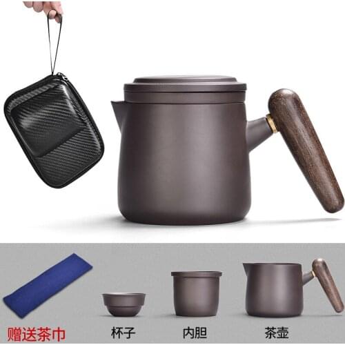 Chinese Ceramic Teapot Gaiwan Teacups Handmade Portable Travel Office Tea Set Bag Designer Travel Mug Teaware Infuser Water Cups