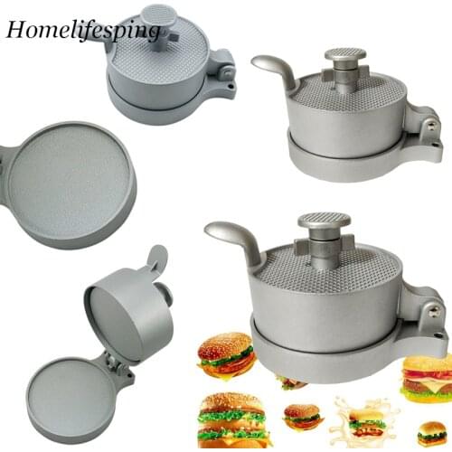 Kitchen Aluminum Alloy Hamburger Mold Meat Press Tool Patty Makers Meat Burger Maker Mold Hamburger Press Meatballs Tools