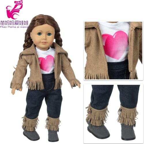 40cm Baby Doll Coat Pants for 18 Inch OG Girl Doll Clothesn Jackets Toys Doll Wears