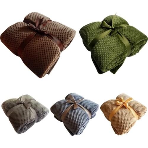 Hot Sell Pet Coral Velvet Blanket Solid-colored Sleeping Mesh Foldable Pad For Cats Dogs