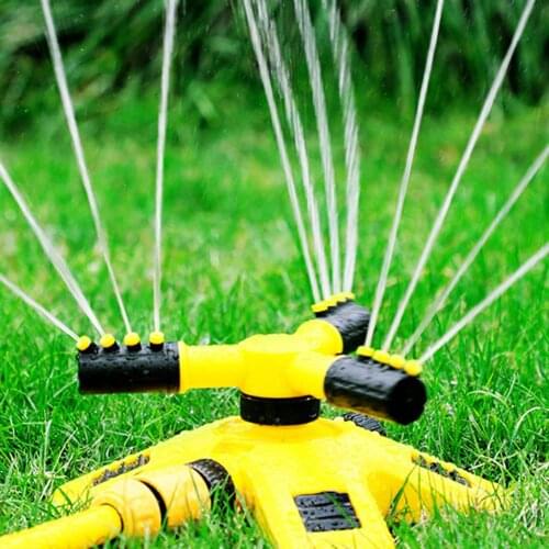 Garden Lawn Sprinkler Automatic Rotating Water Sprinkler Lawn Watering Irrigation Nozzle 360 Degrees for Yard Garden Lawn