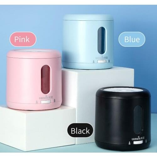 Portable Electric Pencil Sharpener Automatic Sharpen Colored Pencils(6-8mm) Battery&USB Powered Safety Use for Home School