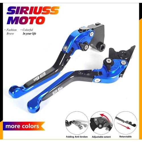 Motorcycle Levers Foldable Motocross Brake Clutch Lever Case for Kawasaki ER-6N ER6N ER-6F Ninja 650R 2006 2007 2008