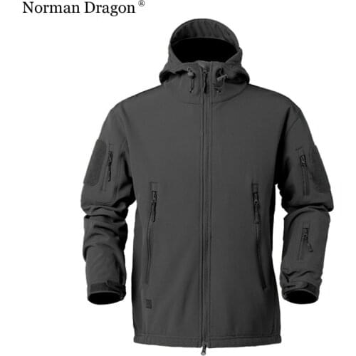 Dropshipping Lurker Shark Skin Softshell V5 Military Tactical Jacket Men Waterproof Coat Hooded Army Windbreaker Clothing