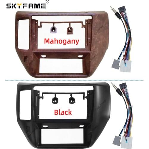 SKYFAME Car Frame Cable For NISSAN PATROL 2011-2015 Screen Dask Kit Fascia Frame