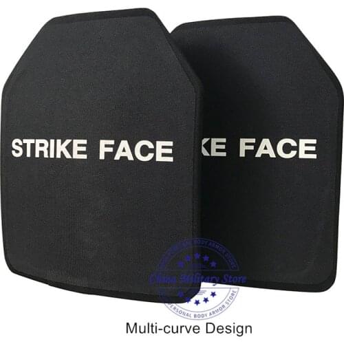 10" x 12" Pair US NIJ Standard IIIA Ballistic Plates Single/Multi Curve Bulletproof Plate Ultra Lightweight PE Bulletproof Panel