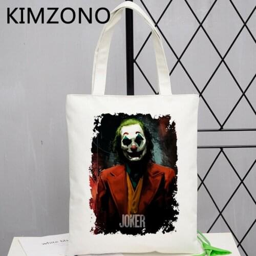 Joker shopping bag shopper cotton eco canvas tote jute bag bag ecobag bolsa compra sac cabas boodschappentas sac toile
