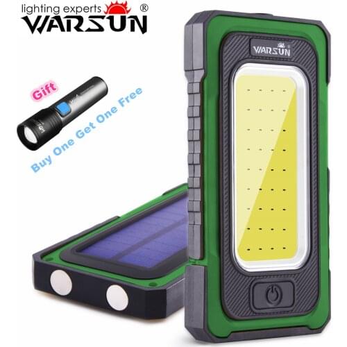 Warsun Y40 Rechargable COB Led Work Light 6000mAh Battery Power Bank With Magnetic Base for Car Repair and Camping