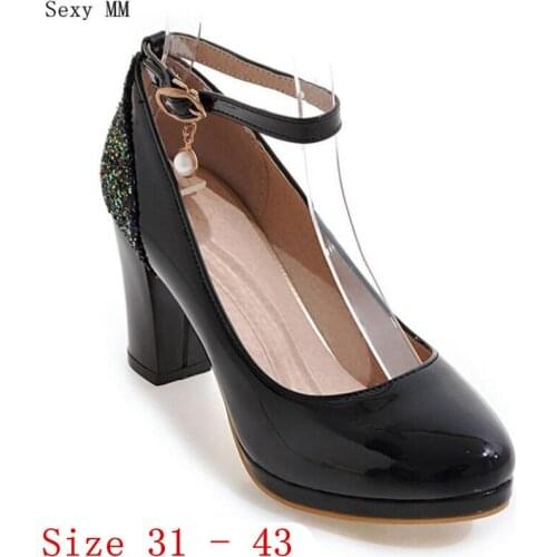 Women High Heel Shoes Platform Pumps Woman High Heels Party Wedding Shoes Kitten Heels Small Plus Size 31 32 33 - 40 41 42 43