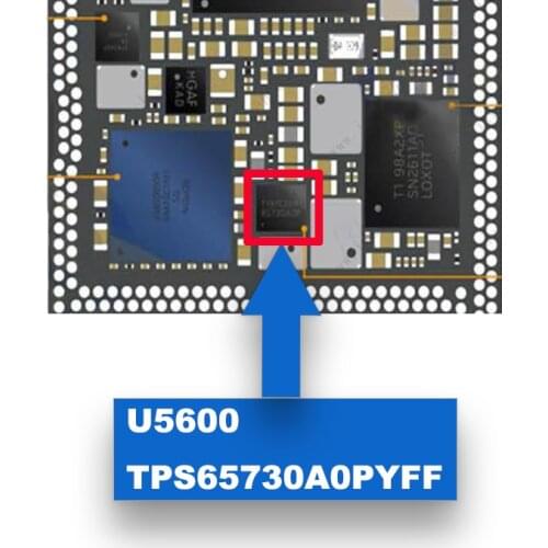 10-50pcs U5600 TPS65730A0PYFF for iphone 11 Chestnut Display PMU Power IC Chip 65730 TPS65730